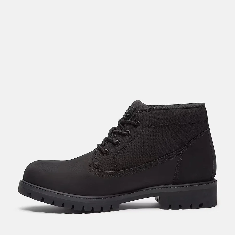 Timberland Redwood Falls Waterproof Chukka‎ Boots Mens Black Leather Size 10
